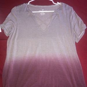 striped t-shirt from american eagle!